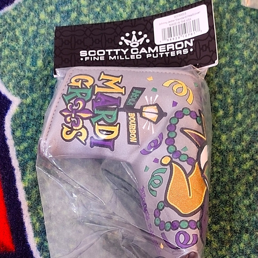 Scotty Cameron Mardi Gras Themed Putter Cover NEW